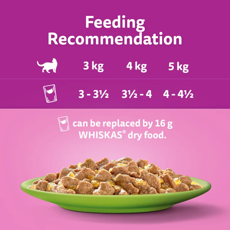 Whiskas Pouches Senior 7+ Mixed Menu in Gravy 12 x 85g-2